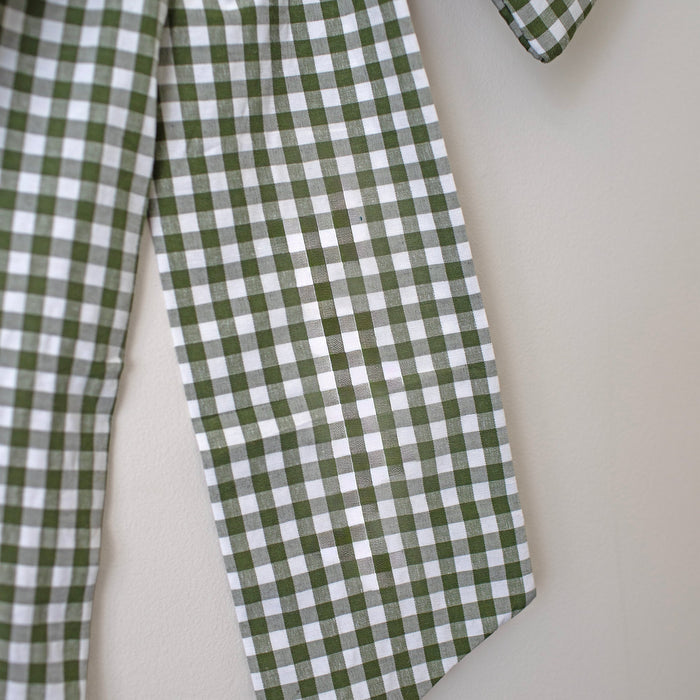 Mabel & Fox - Gingham Bow - Green