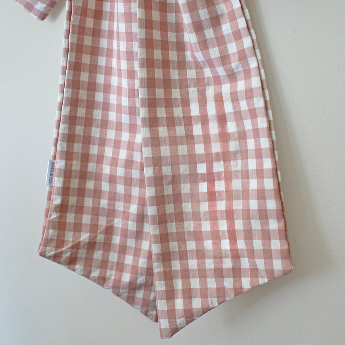 Mabel & Fox - Gingham Bow - Pink