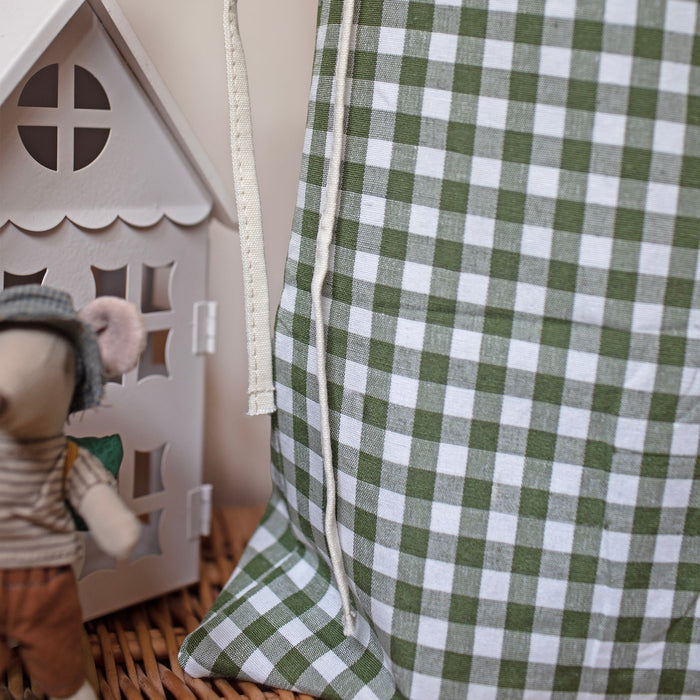 Mabel & Fox - Green Gingham Mini Gift Sack