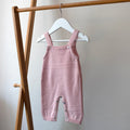 Mabel & Fox - Knitted Dungarees - Pink - Mabel & Fox
