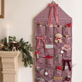 Mabel & Fox - Personalised Red Gingham Advent Calendar - Velvet Bow