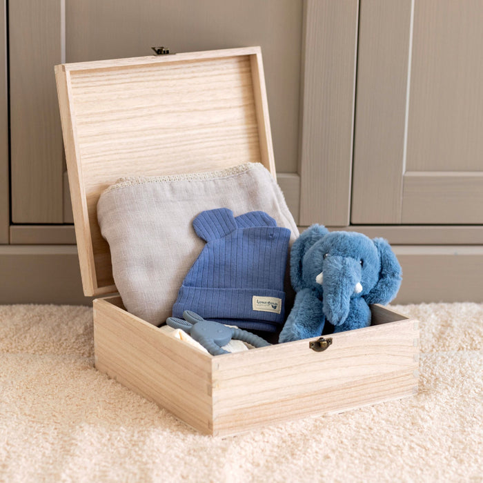 Mabel & Fox - Personalised Wooden Memory Box - Botanical - Mabel & Fox