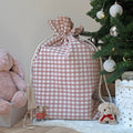 Mabel & Fox - Pink Gingham Gift Sack