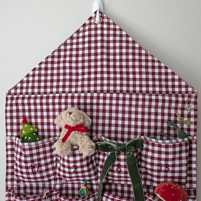 Mabel & Fox - Red Gingham Advent Calendar