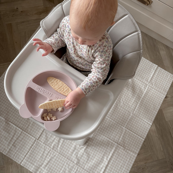 Mabel & Fox - Splash Mat - Beige Gingham - Mabel & Fox