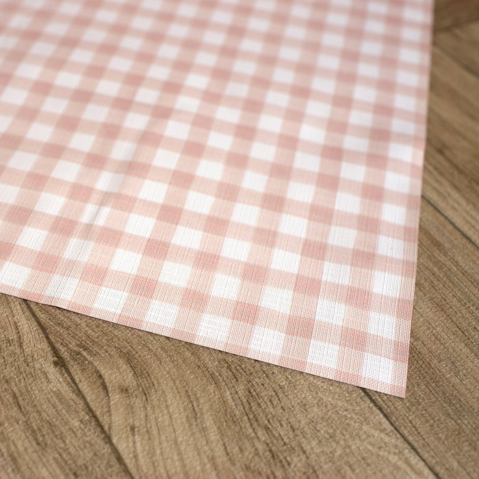 Mabel & Fox - Splash Mat - Blush Gingham - Mabel & Fox