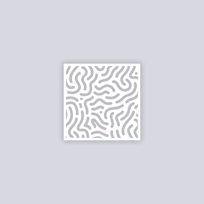 Maze Runner Square Clay Stencil
