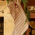 MeanWhile - Stripe Pocket Ruffle Stocking - Winter Berry - Mabel & Fox