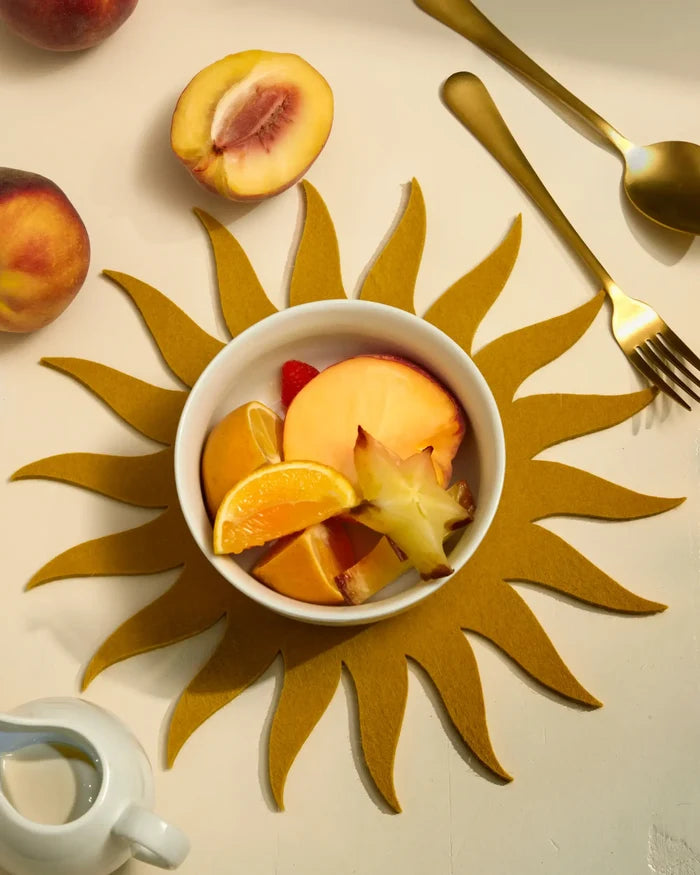 Merino Wool Sunburst trivet