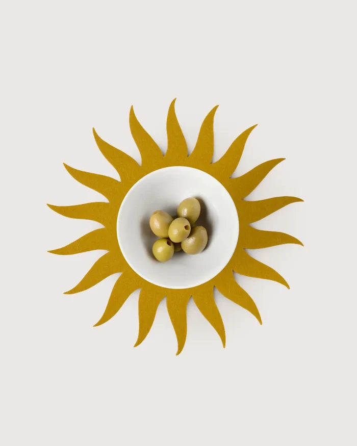 Merino Wool Sunburst trivet