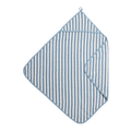 Meyco - Bathcape Terry Jacquard 75x75cm - Fat Stripe Jean Blue
