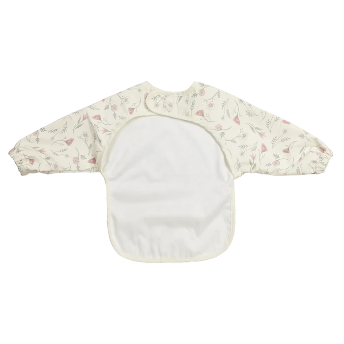 Meyco - Long Sleeved Bib - Flower Multicolour - Mabel & Fox