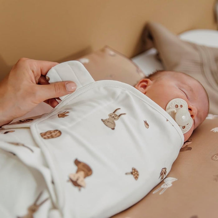 Meyco - Swaddle Wrap - Forest Animals (0-3m) (2 Pack) - Mabel & Fox