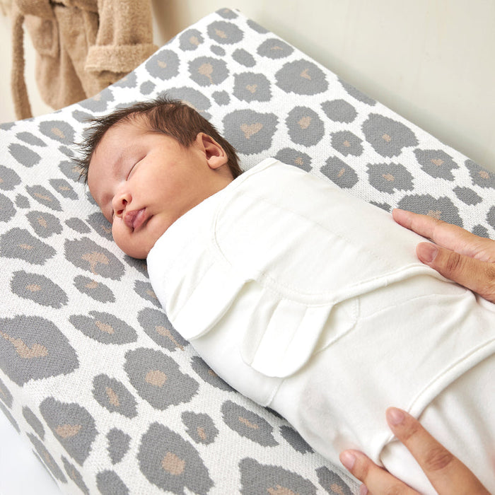 Meyco - Swaddle Wrap - Offwhite (0-3m) - Mabel & Fox