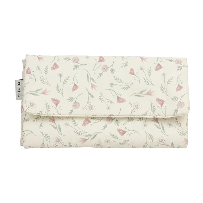 Meyco - Travel Changing Mat - Flower Multicolour - Mabel & Fox