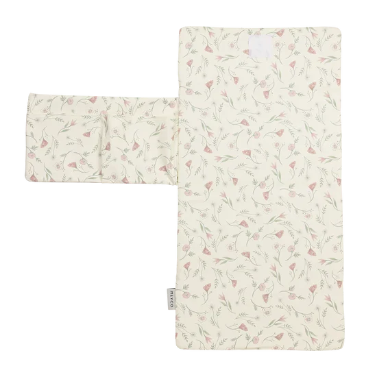 Meyco - Travel Changing Mat - Flower Multicolour - Mabel & Fox