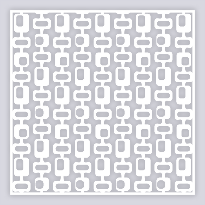 Mid Century Modern Full Clay Stencil
