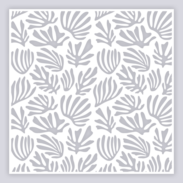 Modern Reef Full Clay Stencil