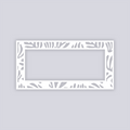 Modern Reef Rectangle Rim Clay Stencil