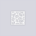 Modern Reef Square Clay Stencil