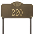 Monogram Estate Lawn Address Plaque