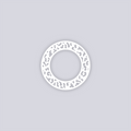 Morph Circle Rim Clay Stencil