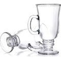 Mugs - Irish Fluted Latte - 227ml - Clear 6's