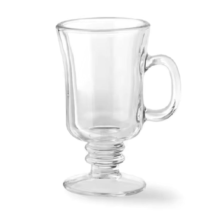 Mugs - Irish Fluted Latte - 227ml - Clear 6's