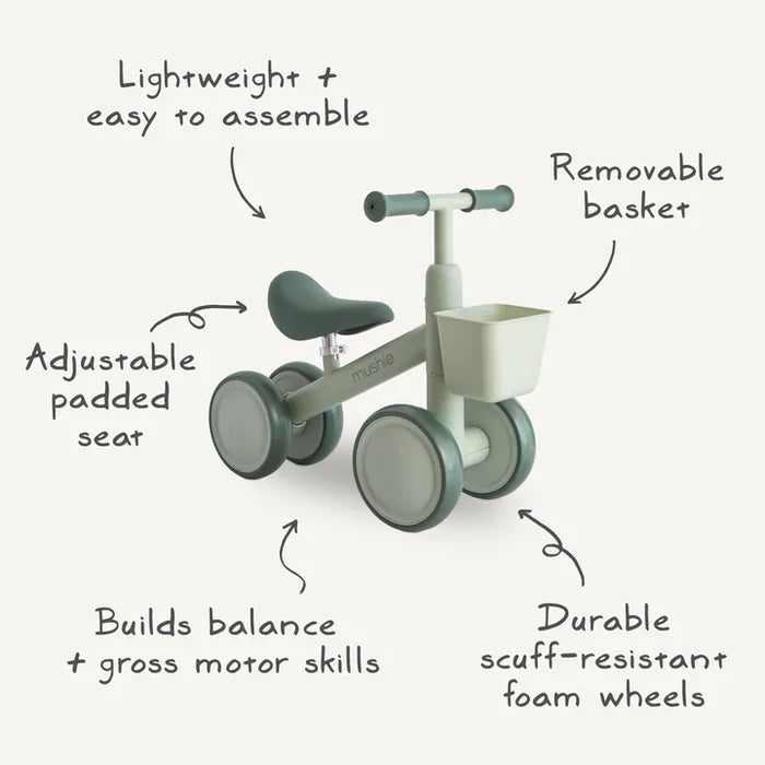 Mushie – Mini Toddler Bike – Sage - Mabel & Fox