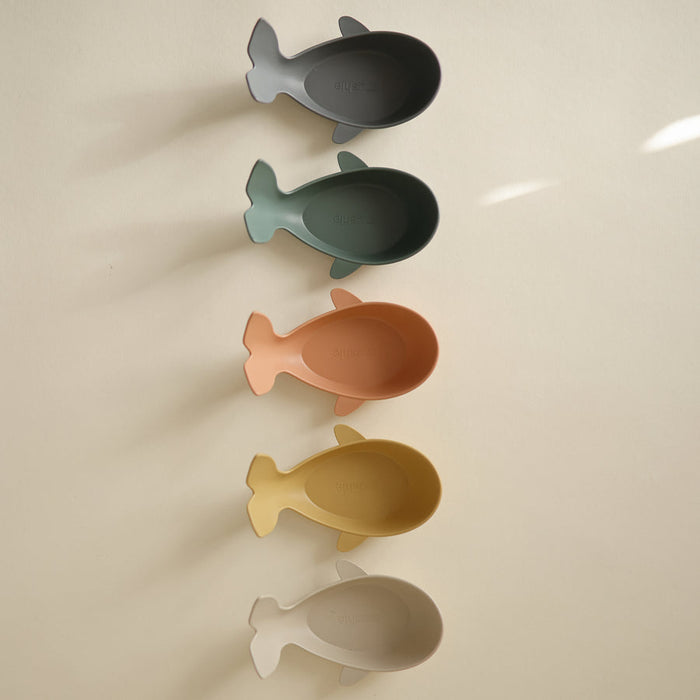 Mushie – Whale Bath Stackers – Retro - Mabel & Fox