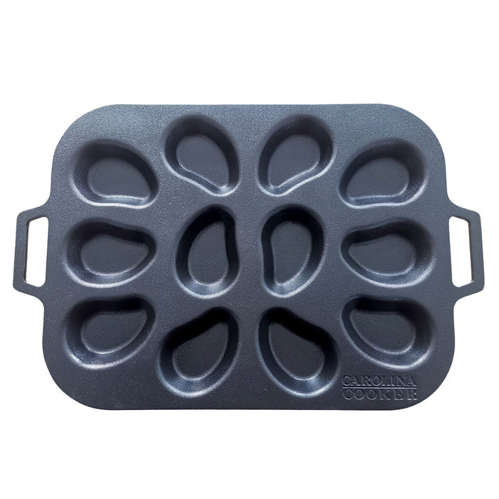 CAST IRON OYSTER GRILL PAN