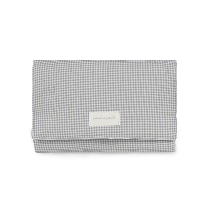 Pasito a Pasito - Changing Mat - Little Bloom Vichy Grey - Mabel & Fox