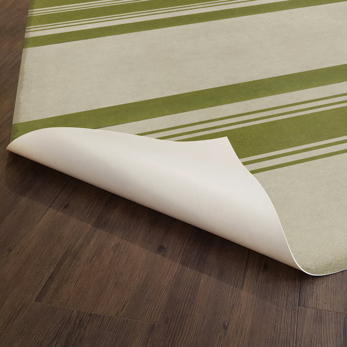 Pattern 50 - Organic Stripes Green And White