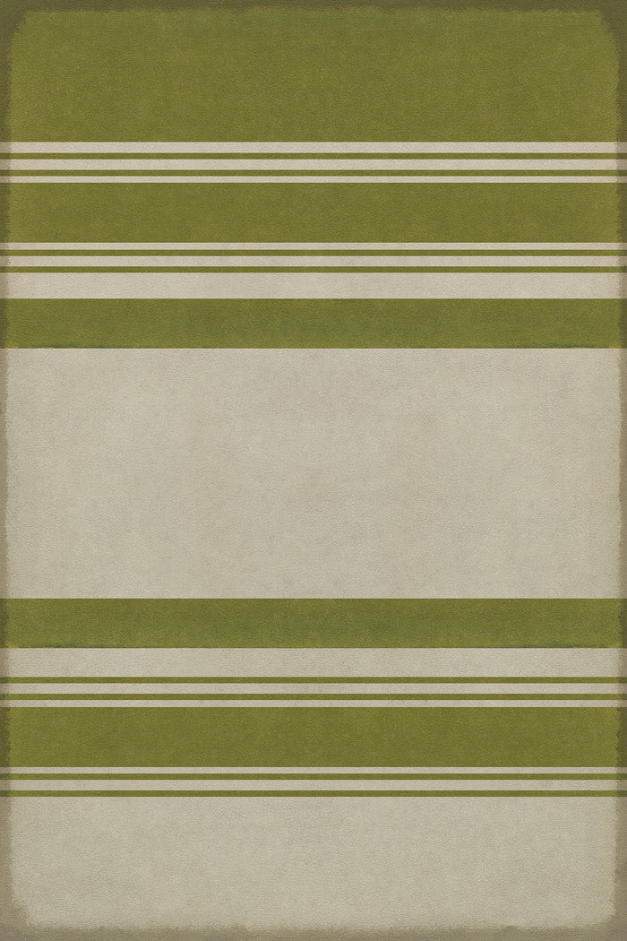 Pattern 50 - Organic Stripes Green And White