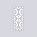 Peacock Rectangle Face Clay Stencil
