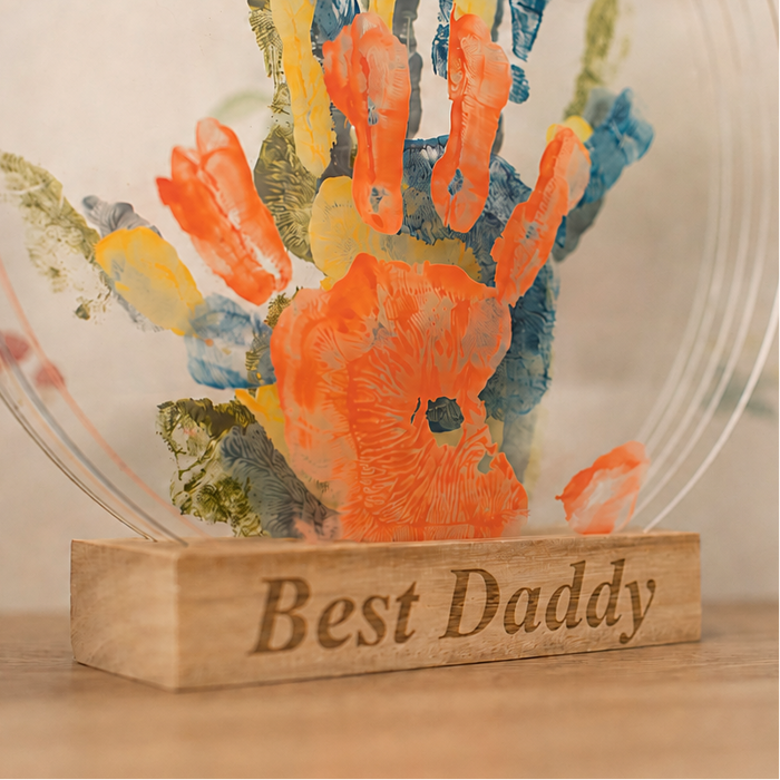 Petit Artichaut - Personalised Hand Print Kit - Family Colours - Mabel & Fox