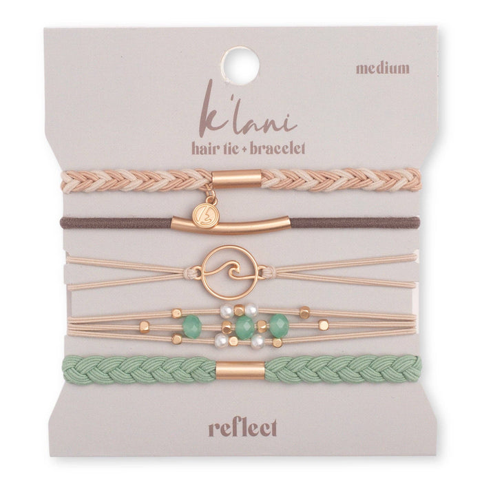 "Reflect" Ocean Wave Hair Tie Bracelets
