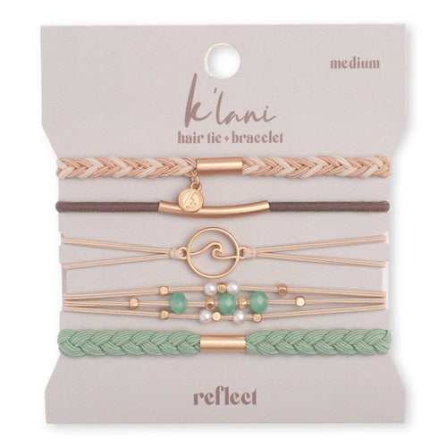 "Reflect" Ocean Wave Hair Tie Bracelets