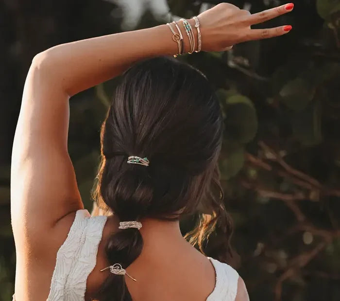 "Reflect" Ocean Wave Hair Tie Bracelets
