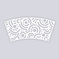Retro Confetti Cups + Cones Clay Stencil