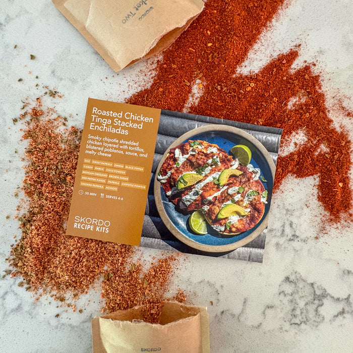 Roasted Chicken Tinga Stacked Enchiladas Recipe Kit
