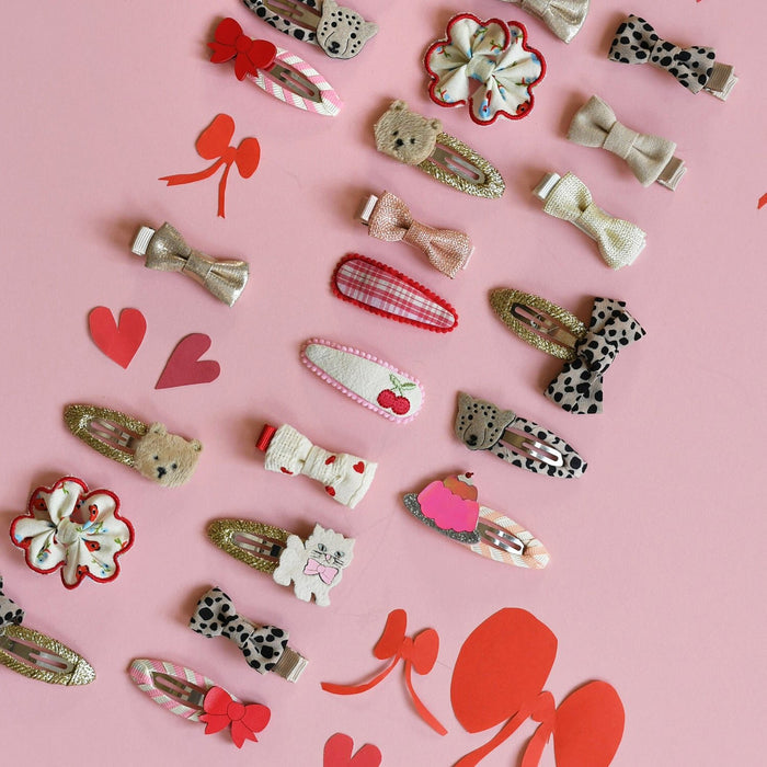 Rockahula – Cutesy Bow Stripy Clips