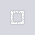 Roller Rink Square Rim Clay Stencil