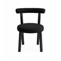 Rossi Chair – Bouclé with Wood Legs