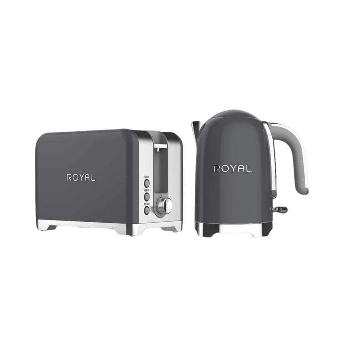 Kettle & Toaster Set / Grey