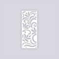 Scrolls Rectangle Face Clay Stencil