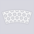 Simple Flower Cups + Cones Clay Stencil