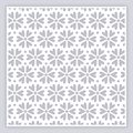 Simple Flower Full Clay Stencil