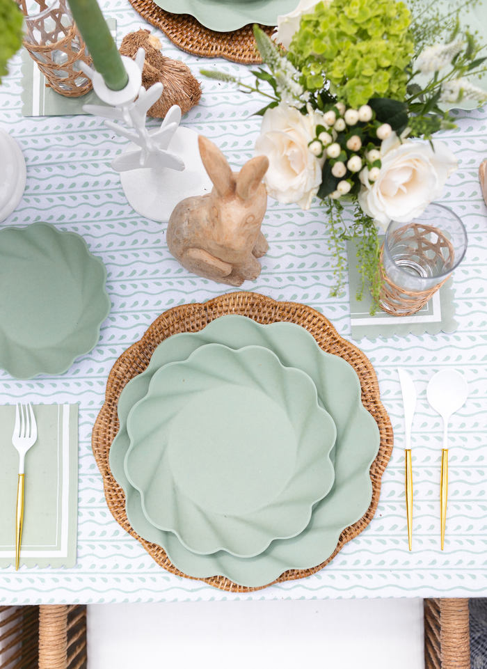 Simply Eco Extra Large Plate- Sage/8pk