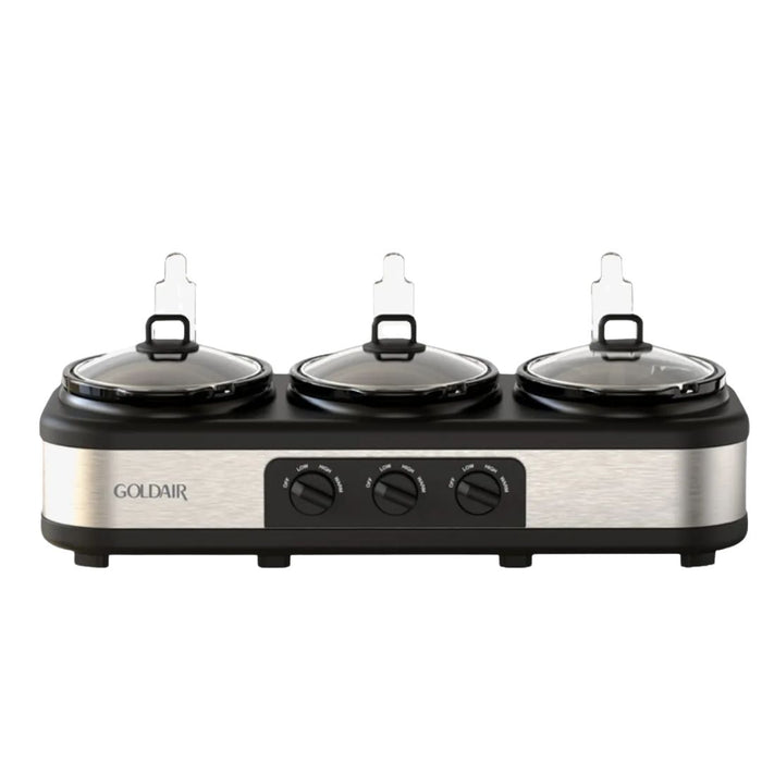 Slow Cooker - Triple Pot - 2.5L